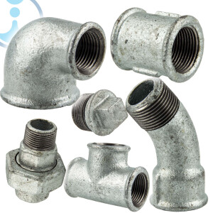Stahlfittings verzinkt