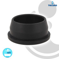 tecuro W Gumminippel für Siphonbogen Außen Ø 47 mm x Innen Ø 37-39 mm (1 1/2 Zoll)