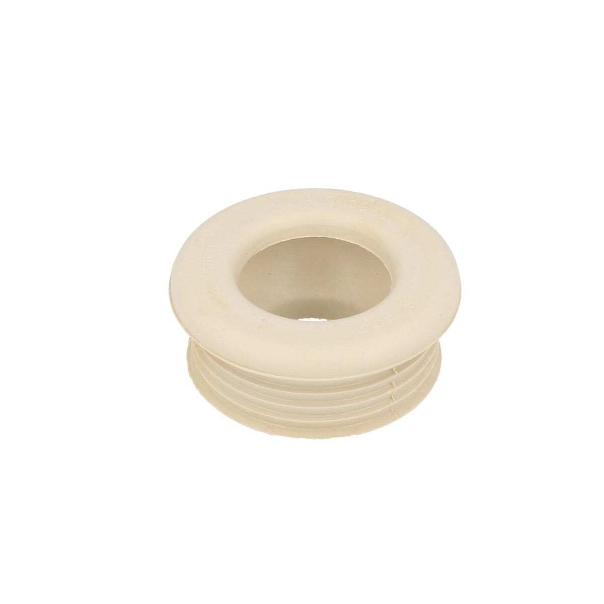2x Universal Spülrohrverbinder Weiß – Adapter Für WC-Spülrohre, Wasserdicht, Für Sanitär & Reparatur