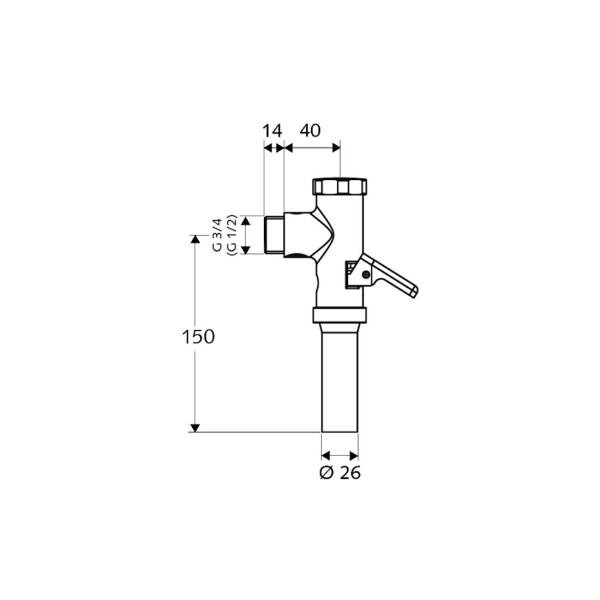 SCHELL WC Druckspüler Schellomat 3/4 022020621 günstig kaufen