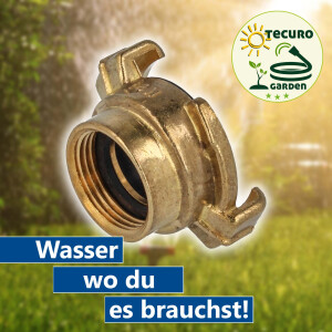 tecuro Schnellkupplung mit 1/2 Zoll Innengewinde -...
