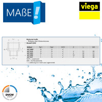 Viega Rotguss Reduziermuffe IG/IG - 2 1/2 x 2 Zoll Typ 3240