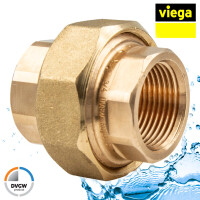 Viega Rotguss Verschraubung IG/IG 3/4 Zoll - Typ 3330 - flachdichtend
