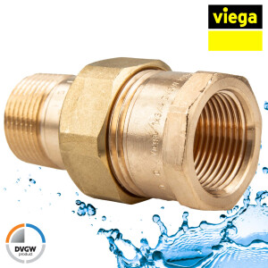 Viega Rotguss Verschraubung AG/IG 2 Zoll - Typ 3331 -...