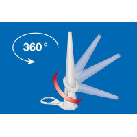 Silikondüse drehbar 4-er-Set - Cramer CRA 40420