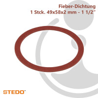 STEDO Fiber-Ring 1 1/2 Zoll (49 x 58 x 2,0 mm) für Hahnoberteile