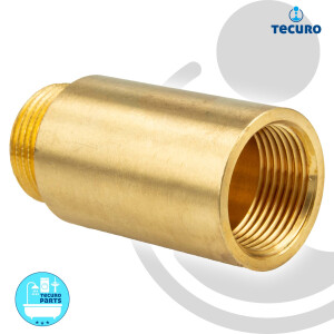 tecuro Hahnverlängerung 3/4 Zoll (DN 20) x 30 mm -...