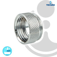 tecuro Aufnahme-Adapter/Übergangsstück für Ausläufe an Armaturen, AG M22x1 auf IG 1/2 Zoll