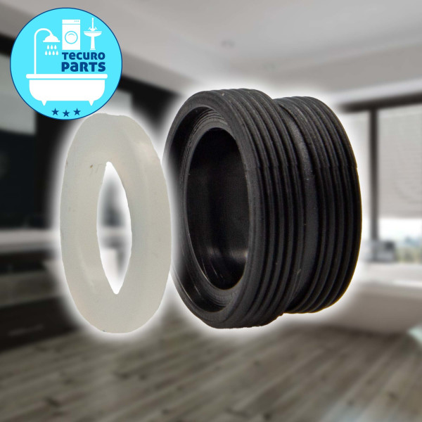 tecuro Adapter Übergangsstück AG M 22x1 auf AG M 24x1, Kunststoff  