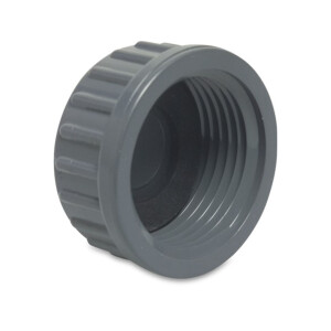 Profec Gewindekappe PVC-U, 1/2 Zoll IG, 10 bar, grau