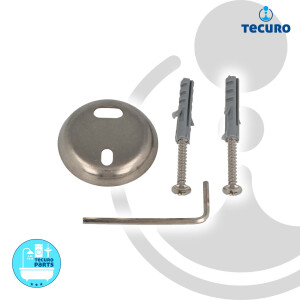 tecuro Serie 8000 Reserverollenhalter für 2 Ersatzrollen - Messing verchromt