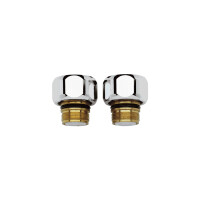 GROHE 47189000 Rückflussverhinderer mit Sieb - 2 Stück - verchromt für AP-Thermostate