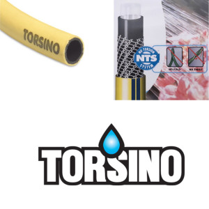 Torsino PVC-Wasserschlauch 3/4 Zoll (Ø 19 mm) x 25...