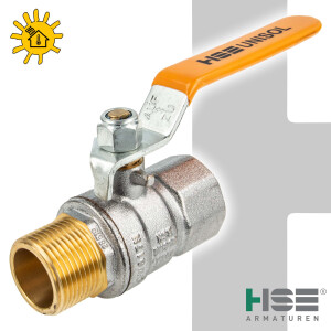 HSE UNISOL Solarkugelhahn Typ 1614, Innen- x...