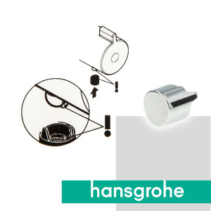 hansgrohe Druckknopf für Axor Thermostat, chrom -...