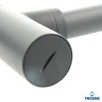 tecuro DESIGN-Flaschengeruchsverschluss Messing schwarz-matt