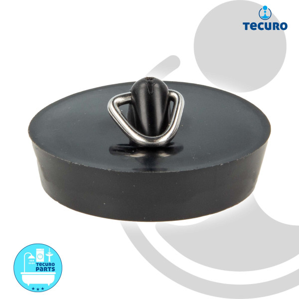 tecuro Ventilstopfen mit Dreikantbügel Ø 45.5 mm, schwarz
