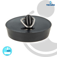 tecuro Ventilstopfen mit Dreikantbügel Ø 40.5 mm, schwarz