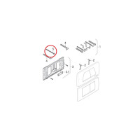 GEBERIT 240.074.00.1 Drückerstange zu Betätigungsplatte 200F, Highline, Twinline