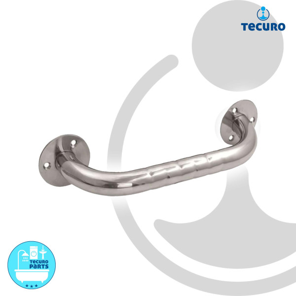 tecuro 1000 Massiver Haltegriff -verschiedene Längen- TÜV-geprüft bis 120 kg - Behindertengerecht - Edelstahl poliert - für Bad und WC