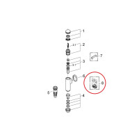 GROHE 43740000 Dichtungssatz für WC-Druckspüler Rondo A.S.