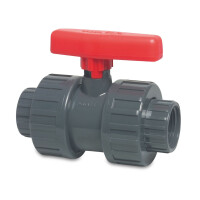 Mega PVC Kugelhahn Innengewinde beidseitig 1 Zoll, Typ Safe 625