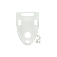 Isowa Schallschutz-Set Urinal 550 mm x 370 mm  x 4 mm, weiß - 32975 sonic[fit]