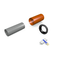 Gummiadapter Rohrverbinder Typ MGA 73 / 50