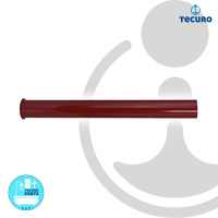 tecuro Tauchrohr 300 mm rot RAL 3003 -  für Siphon Geruchsverschluss