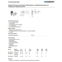 GEBERIT UP-Geruchsverschluss Siphon für Waschtisch hochglanz-verchromt - 151.120.21.1
