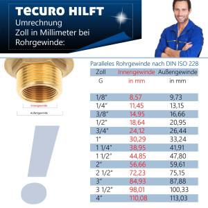 Mega Rohrnippel Gewindenippel Außengewinde G 1 Zoll, Messing blank CW617N