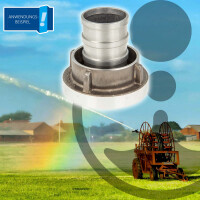 Storz Saugkupplung mit Schlauchtülle - Aluminium Typ 52C - Tülle 50 mm