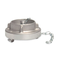 Storz Blindkupplung Endkappe mit Kette - Aluminium