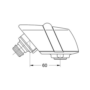 GROHE Europlus Auslaufbrause, für Wannenbatterie,...