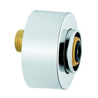 GROHE S-Anschluss 1/2 x 3/4 Zoll - Versatz 7,5 mm mit Schalldämpfer - chrom - 12693000