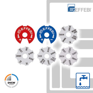 EFFEBI Trinkwasserverteiler mit DVGW-Zulassung - 4-fach Verteiler