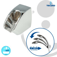 tecuro Konus Wandhalter für Brauseschlauch Duschschlauch - verchromt