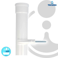 tecuro Ablaufgarnitur für Geräte/Schläuche - Abgang hinten