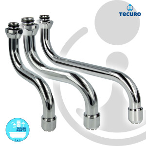 tecuro S-Auslauf für Niederdruck Wand-Armaturen...