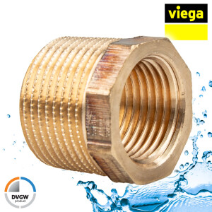 Viega Rotguss Reduzierstück AG/IG - 1 x 1/2 Zoll -...