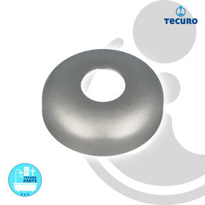 tecuro DESIGN-Hahnrosette (1/2 ) Ø 22 mm x Ø 61 mm x 20 mm - edelmatt