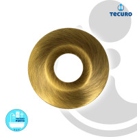 tecuro DESIGN-Hahnrosette (3/4 ) Ø 27 mm x Ø 67 mm x 35 mm - bronze