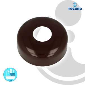 tecuro DESIGN-Hahnrosette (3/8 ) Ø 18 mm x Ø 57 mm x 5 mm - mocca