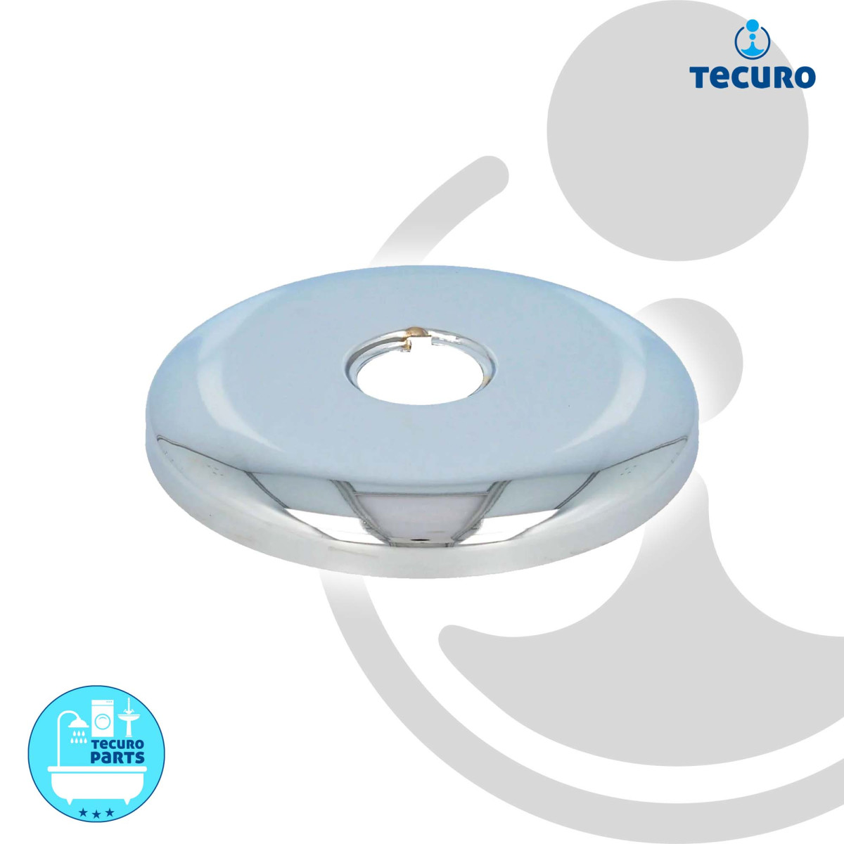 tecuro Gewinderosette 1/2 Zoll x Ø 70 mm x...