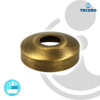 tecuro DESIGN-Hahnrosette (3/8 ) Ø 18 mm x Ø 57 mm x 40 mm - bronze