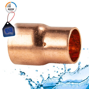 Kupfer-Lötfitting Absatznippel A/I - Typ 5243, DVGW...