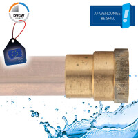 Rotguss-Lötfitting Übergangsmuffe mit IG - Typ 4270G, DVGW