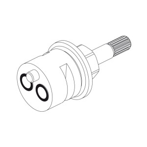 Ideal Standard Stop- und Umschaltventil für Brausethermostat - A962568NU