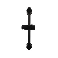 STEDO Brausestange Roma 650 mm - matt schwarz - einseitig variable Wandhalterung