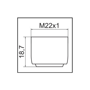 NEOPERL CASCADE SLC AC Strahlregler M22 x1, verchromt - 01060094